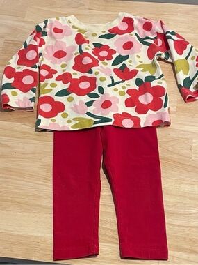 Pink & Red Floral Toddler Bundle Primary & Hannah Anderson 12 Months